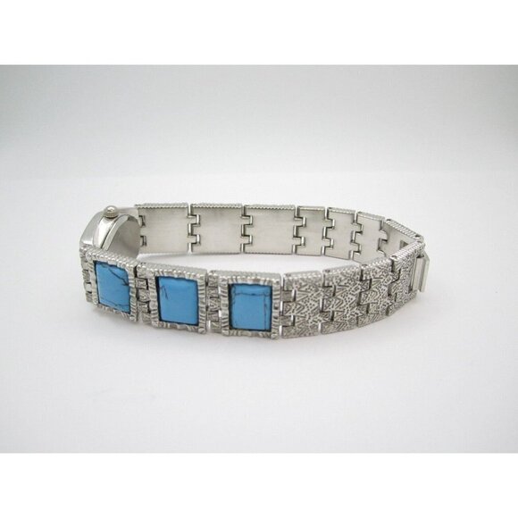 Women Novelle Quartz WR Analog 21mm Dial Causal Tank Style Watch (G446) - Picture 2 of 10